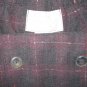 Angelheart Designs Engelhart FLAX Long Pleated Plaid Wool Skirt Small S