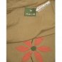 HULIE Short Shapely Khaki Floral Knee Skirt Medium M
