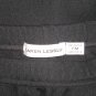 KAREN LESSLY Long Black Acrylic Knit Skirt Petite Medium PM