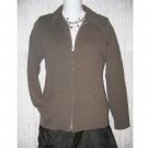 GAP Olive Drab Textured Nylon Knit Zipper Jacket MEDIUM M