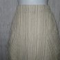 New FLAX Long & Full Earthy Textured LINEN Pocket Skirt Jeanne Engelhart Small S