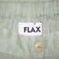 New FLAX Gray Green Long LINEN Pants Jeanne Engelhart Small S