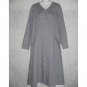 New Flax Shapely Blue LINEN Duster Dress Jacket Jeanne Engelhart Small S