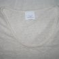 New Flax Shapely White LINEN Lace Dress Jeanne Engelhart Small S