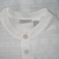 C.L.C. Sheer White Button Shirt Tunic Top Large L