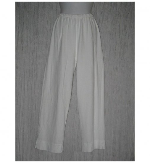 PACIFIC COTTON San Francisco White Knit Pants Small S