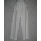 PACIFIC COTTON San Francisco White Knit Pants Small S