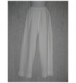 PACIFIC COTTON San Francisco White Knit Pants Small S
