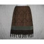 J. Jill Short Shapely Wool Tapestry Tassel Trim Skirt 6