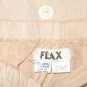 NWT FLAX Long & Full Soft Cotton Beige Button Skirt Jeanne Engelhart 1G