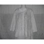 E-Col-O-Gie ecologie White Linen Button Shirt Tunic Top X-Large XL