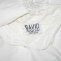 David Albow NY Shapely White Button Shirt Tunic Top Small S