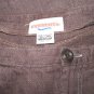 New Solitaire Brown Linen Trousers Pants Medium M
