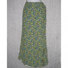 FLAX by Jeannge Engelhart Long Tropics Wrap Skirt Small S