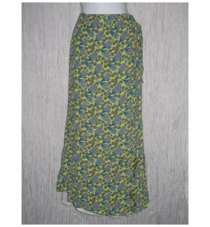 FLAX by Jeannge Engelhart Long Tropics Wrap Skirt Small S