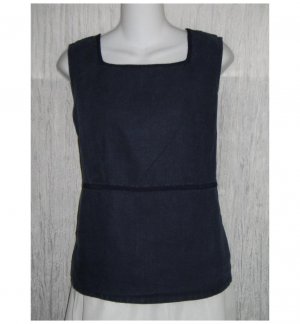 Talbots Blue Linen Rayon Tank Top Shirt Petite Small PS