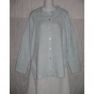 Via Vai by Pollero Blue Embroidered Linen Tunic Top Shirt Small S