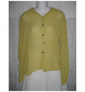 Putumayo Airy Silk Rayon Button Shirt Tunic Top Small S Medium M