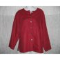 Lord & Taylor Long Raspberry Blush Linen Tunic Top Jacket Medium M