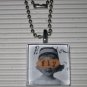Altered Art to Wear Glass Pendant Necklace Fly Blind