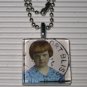 Altered Art to Wear Glass Pendant Necklace Fort Bliss