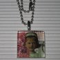 Altered Art to Wear Glass Pendant Necklace Postage Girl