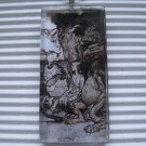 Alice in Wonderland Tile Necklace Mock Turtle & Gryphon