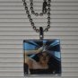 Altered Art Glass Necklace Alphonse Mucha Morning Star