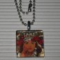 Glass Pendant Necklace Alphonse Mucha Princess Hyacinth