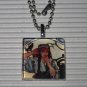 Alphonse Mucha Glass Tile Pendant Necklace Gypsy & Crow