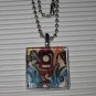 Altered Art Glass Necklace Alphonse Mucha Benedictine
