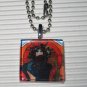 Art Glass Necklace Alphonse Mucha Medee Sarah Bernhardt