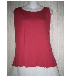 NEW J. Jill Stretch Berry Rayon Knit Pullover Shirt Tank Top 3X
