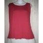 NEW J. Jill Stretch Berry Rayon Knit Pullover Shirt Tank Top 3X