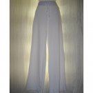 NEW J. Jill White Cotton Knit Drawstring Pants Medium M