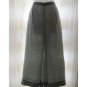 Jeanne Engelhart FLAX Green LINEN Floods Pants Medium M