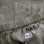 Jeanne Engelhart FLAX Green LINEN Floods Pants Medium M