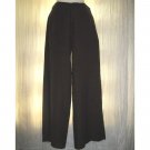 Jeanne Engelhart FLAX Brown LINEN Floods Pants Small S