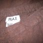 Jeanne Engelhart FLAX Brown LINEN Floods Pants Small S