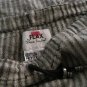 FLAX Blue Gray Striped Linen Floods Pants Jeanne Engelhart Small S