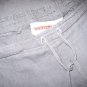 SOLITAIRE Blue LINEN Drawstring Pants X- Large XL