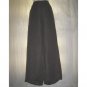 Jeanne Engelhart FLAX Brown Linen Floods Pants Medium M