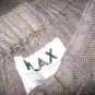 Jeanne Engelhart FLAX Brown Linen Floods Pants Medium M