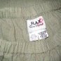 Jeanne Engelhart FLAX Long Green Cross Weave Linen Pants Small S