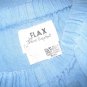 FLAX by Jeanne Engelhart Long Blue Linen Pants Petite P