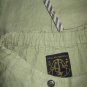 Visual Professional VP Long Green Linen Pants Size 1