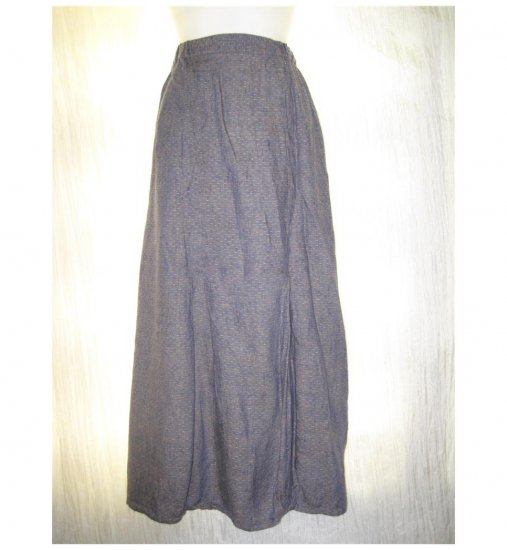 FLAX Purple Textured Bubble Skirt Jeanne Engelhart Medium M