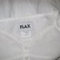Flax Soft White LINEN Slip Dress Jeanne Engelhart Small S