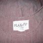 FLAXseeds by Jeanne Engelhart Muted Berry LINEN Slip Dress Medium M