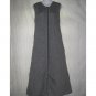 FLAX by Jeanne Engelhart Shapely Black Waves Linen Snappy Dress Large L